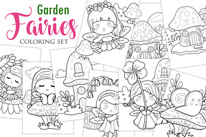 Baby and toys kids & adult coloring