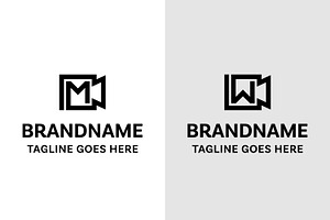 Letter M and W Video Camera Logo, a Branding & Logo Template by Pray Art Design Studio