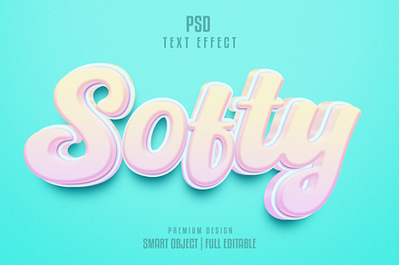 Softy 3d text effect psd, a Layer Style Add-On by himelgfx
