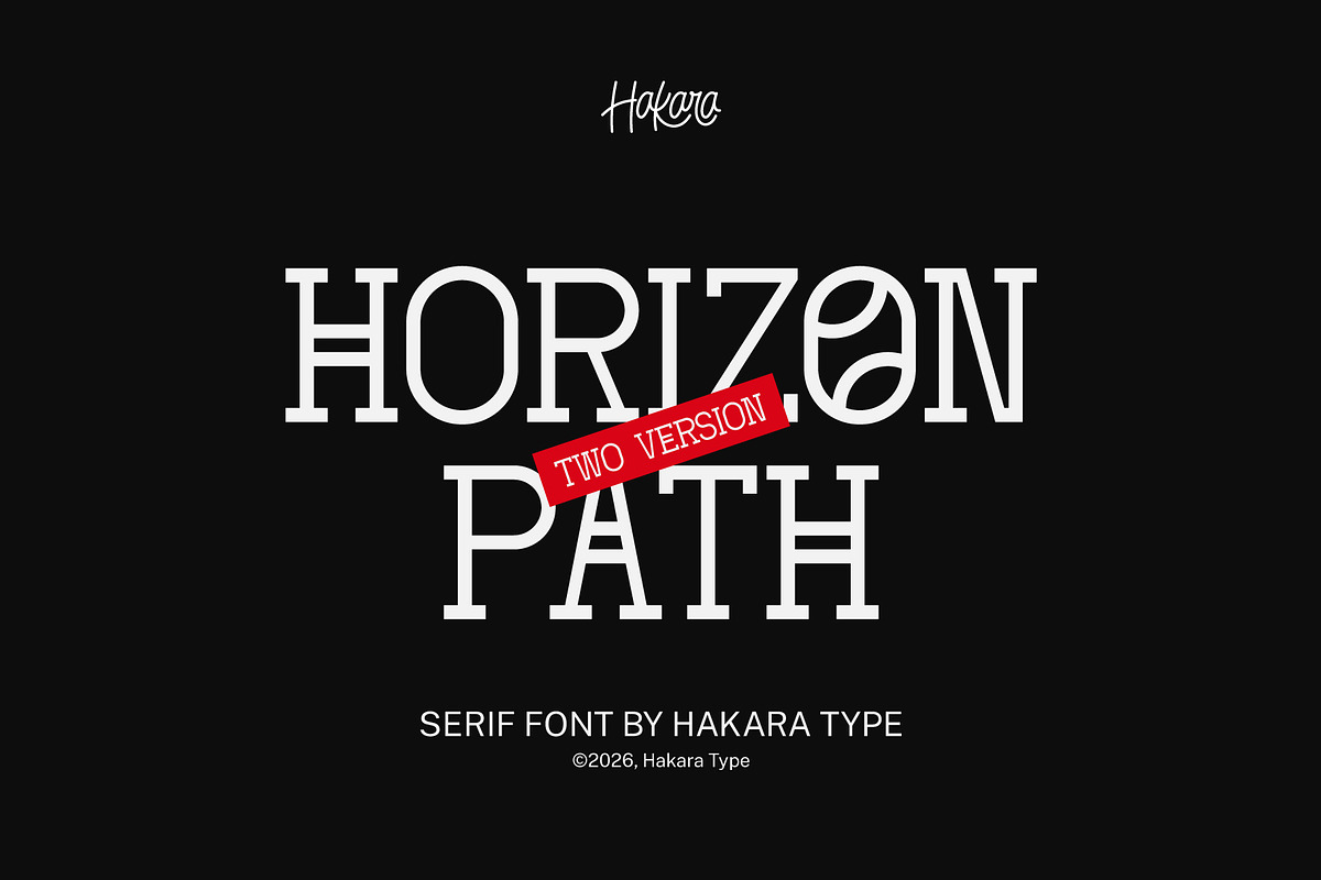 Horizon Path – Modern Serif Font, a Serif Font by Hakara Type (Photo 1 of 10)