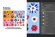12 seamless floral patterns psd, a Pattern Graphic by ARTMIRU (Thumbnail 17 of 24)