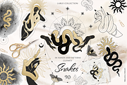 Collection of snakes in hands, an Animal Illustration by Siriliadka Dreams (Thumbnail 1 of 9)