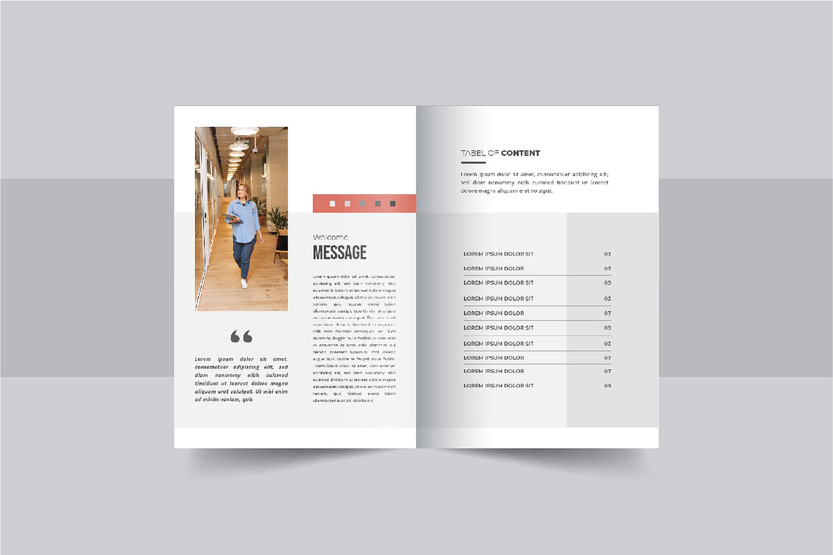 Company white paper design template, a Brochure Template by Pavel_design (Photo 3 of 9)