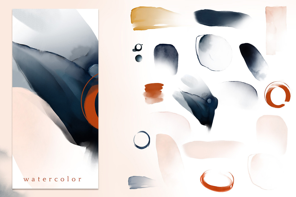 Watercolor art collection, an Object Graphic by Lisima (Photo 3 of 14)