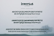 Inversus – a slab serif display font, a Slab Serif Font by chekart (Thumbnail 8 of 9)