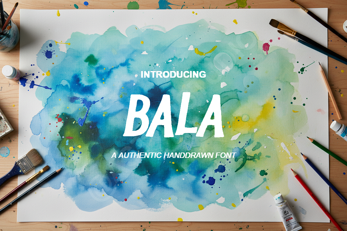 Bala Cute Kids Font | Playful Displa, a Font by Astuti Studio (Photo 1 of 15)