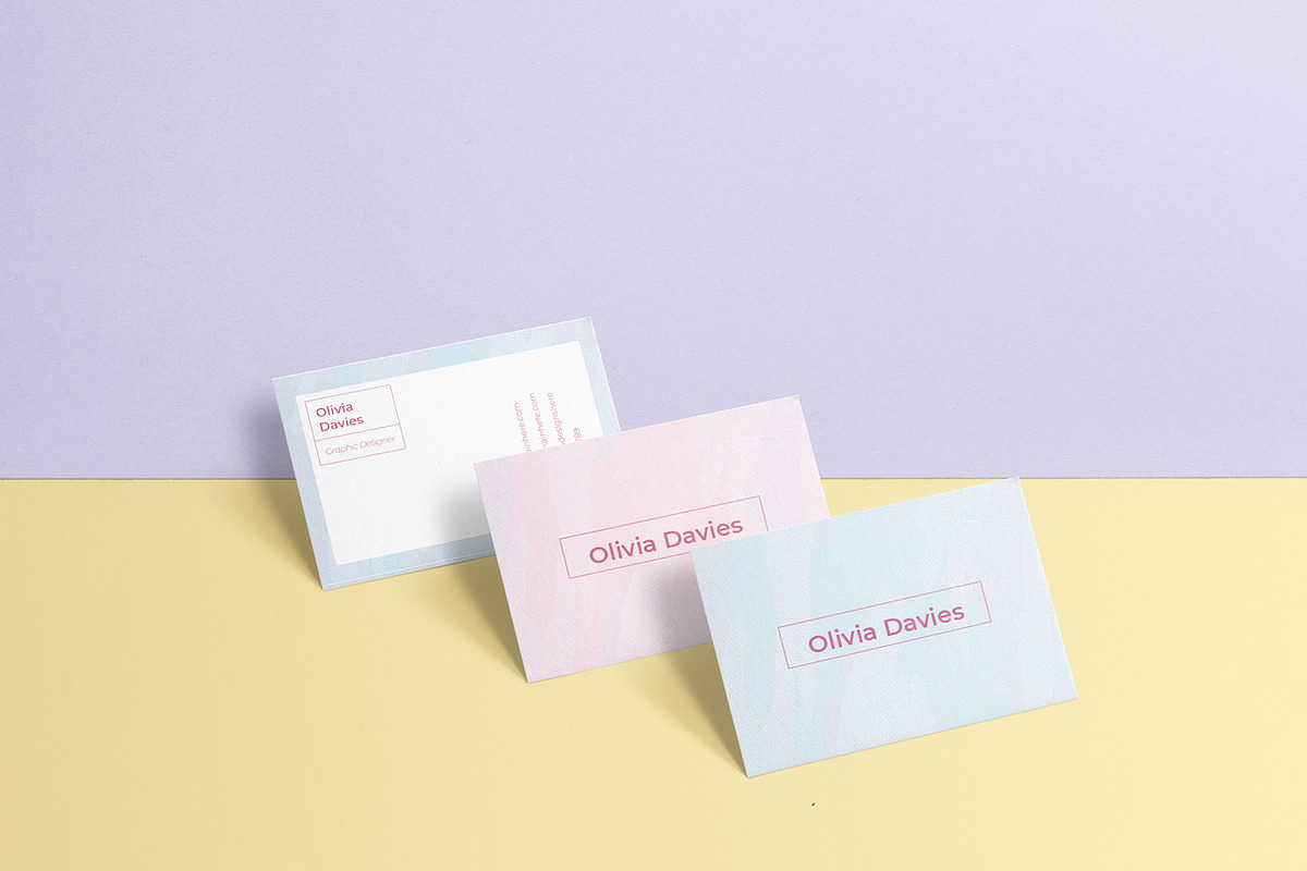 Olivia - Business Card Template, a Business Card Template by Tèrso. (Photo 1 of 2)