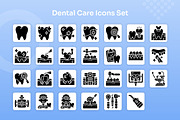 Dental Care Icons Set - Glyph, a Solid Icon by Kmg Design (Thumbnail 2 of 2)