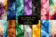 Alcohol Ink Abstract Digital Paper, a Texture Graphic by Printable Design Store (Thumbnail 1 of 4)