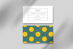 Minimal Elegant Business Card, a Business Card Template by Saman Osama