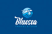 Bluesea Logo Temp., a Branding & Logo Template by g design (Thumbnail 2 of 3)