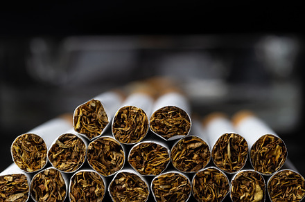 Close-up of Tobacco Cigarettes Backg, a Health & Medical Photo by AlexBush