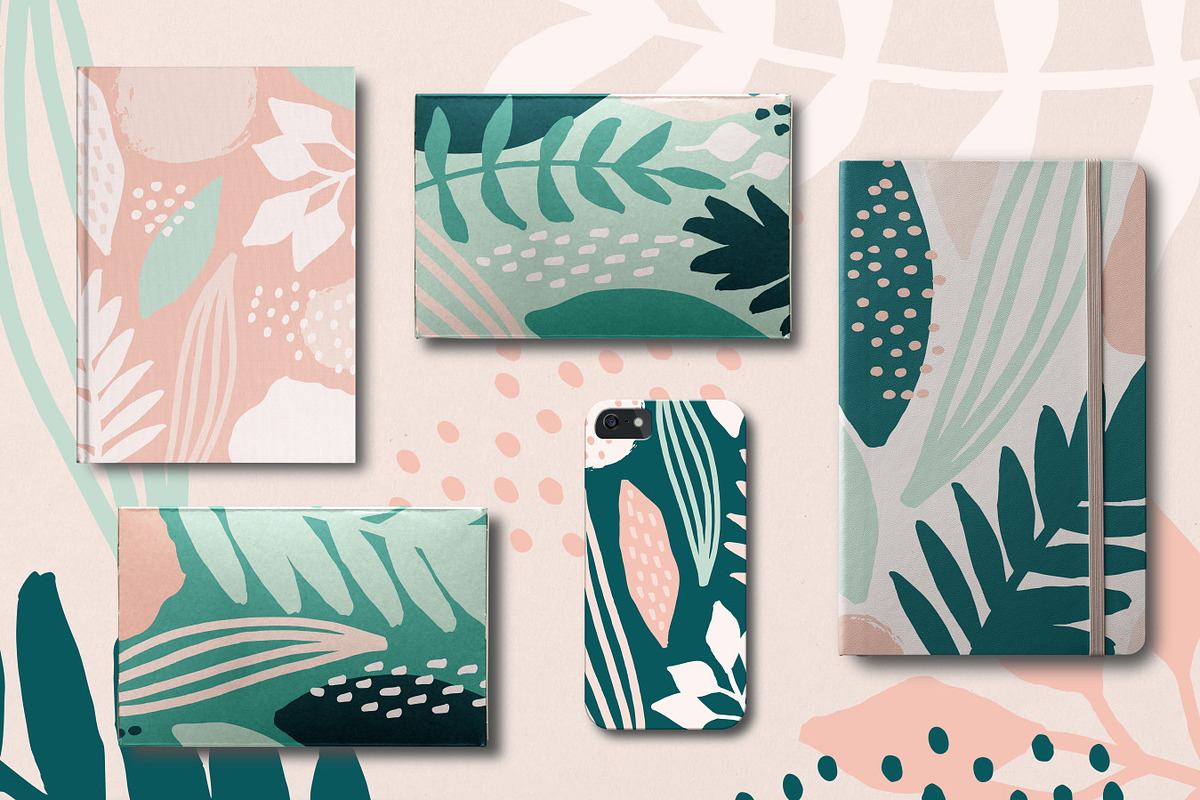 Spring Mood | Patterns + Elements, a Pattern Graphic by Studio Fevrier (Photo 5 of 9)
