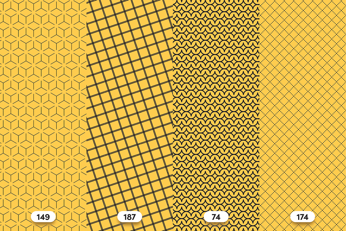 250 Seamless Patterns, a Pattern Graphic by BenDesigner (Photo 5 of 6)