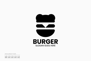 Panda Burger Logo, a Branding & Logo Template by Zeer Graphic