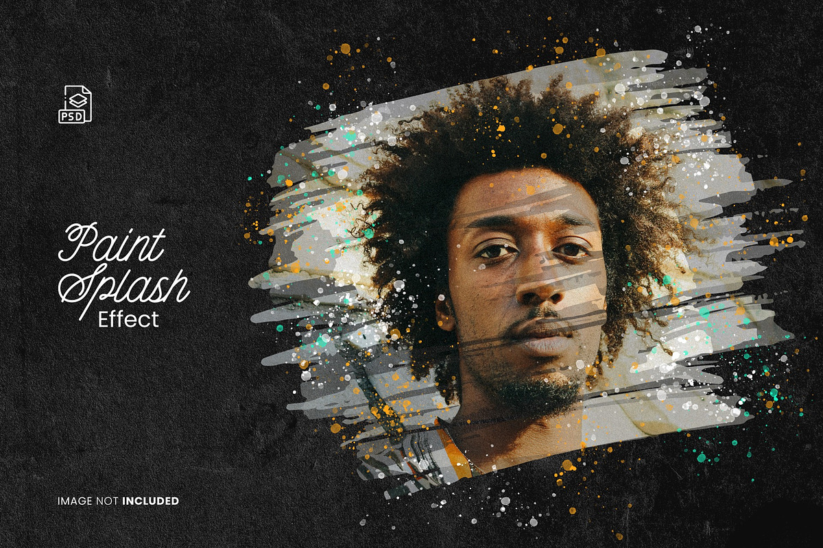 Paint Splash Photo Effect, a Layer Style Add-On by WudelMbois Studio (Photo 1 of 3)