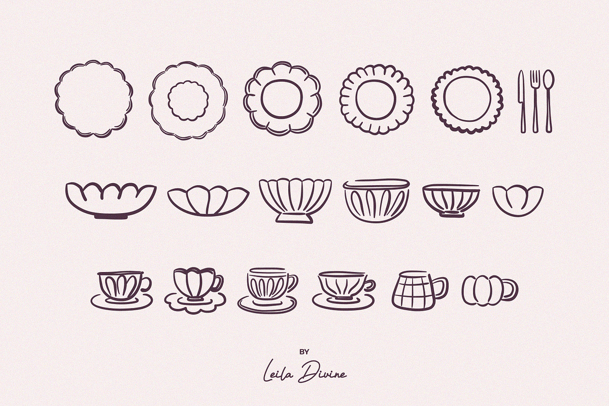 Cozy Autumn Hand Drawn Collection, a Seasonal Illustration by Leila Divine (Photo 6 of 29)