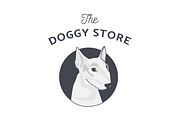 Dog Illustration Logo, an Object Graphic by Onyx Templates (Thumbnail 1 of 2)