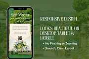 Squarespace Green Wedding Website, a Squarespace Template by Sofia Designs (Thumbnail 5 of 5)
