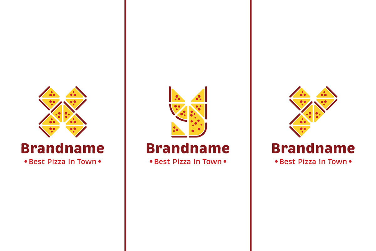 Letter X and Y Pizza Logo, a Branding & Logo Template by Pray Art Design Studio