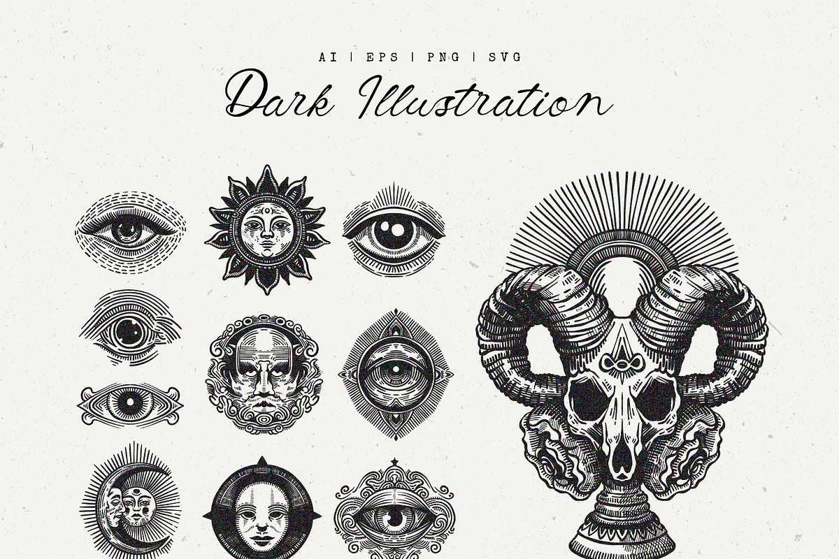 Dark Academia Love | Illustration, an Object Illustration by KetteCreate (Photo 7 of 13)