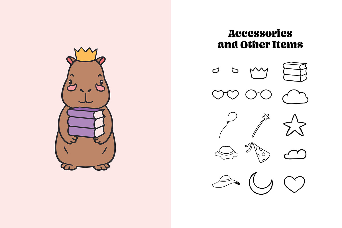 Capybara Days for Procreate, a Brush Add-On by Pencil Twist (Photo 4 of 9)