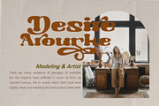 Morrello - Retro Decorative Serif, a Serif Font by PutraCetol Studio (Thumbnail 2 of 11)