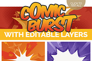 Comic Burst: layered PSD backgrounds, a Templates & Theme by WhiteSpace Design Studio (Thumbnail 2 of 5)