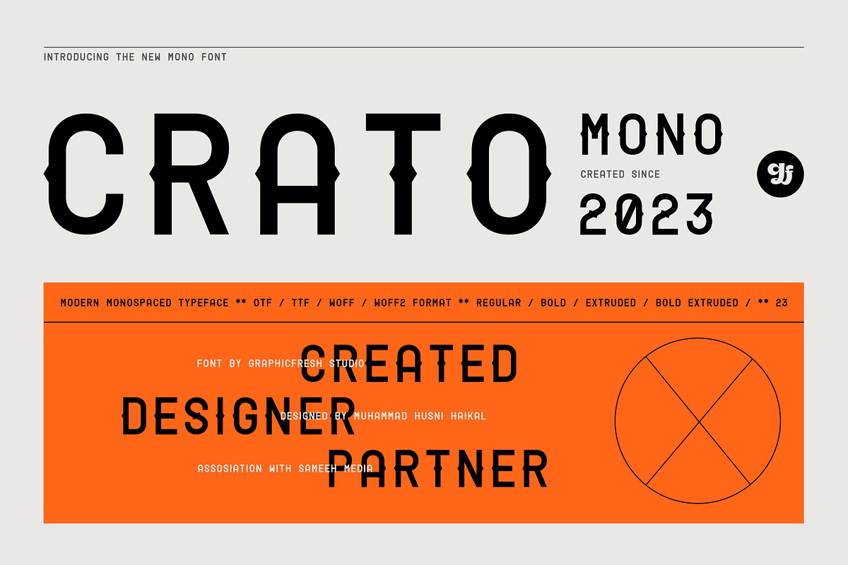 Crato Mono - Modern Monospaced Font, a Sans Serif Font by Graphicfresh (Photo 1 of 10)