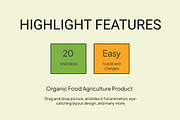 Organic Food Agriculture Product, a Presentation Template by Loin Studio (Thumbnail 2 of 4)