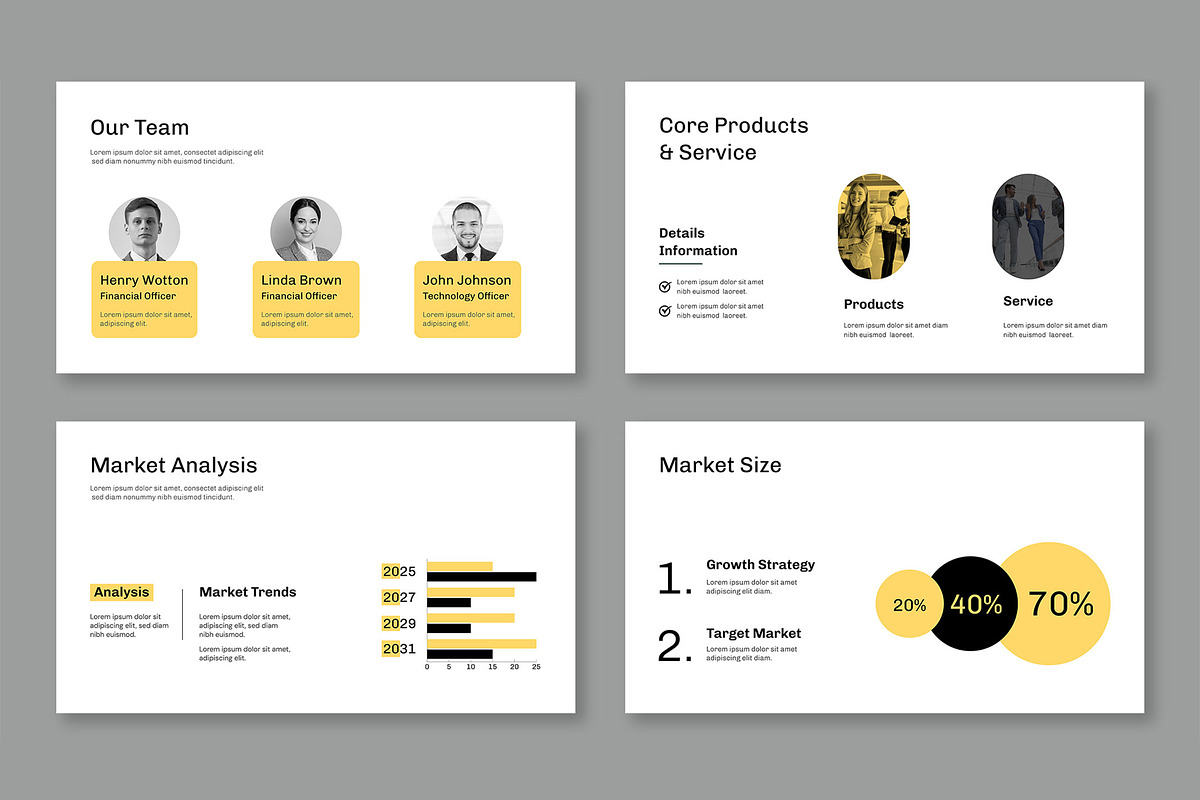 Professional Company Profile, a Presentation Template by Mighty-Slide (Photo 4 of 6)