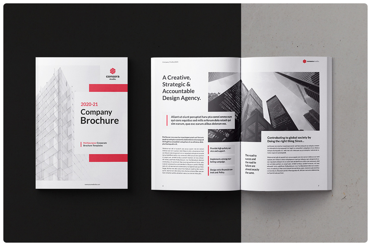 Company Profile Brochure, a Brochure Template by StudioGraficso (Photo 2 of 10)