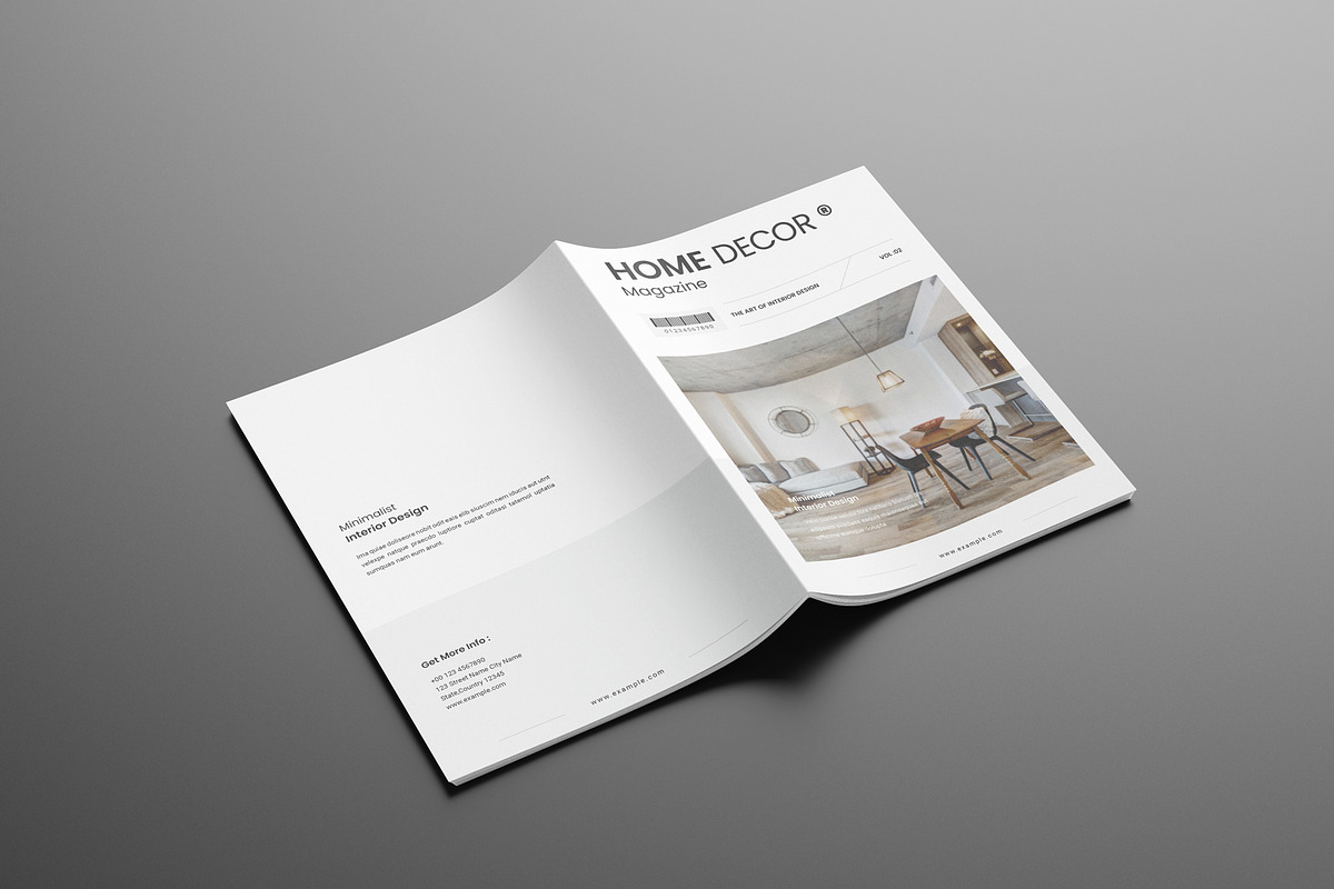 Interior Design Magazine Template, a Magazine Template by Seeing-art (Photo 9 of 11)