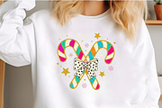 Glitter Christmas Candy Cane PNG, an Illustration by Craft Nest (Thumbnail 2 of 6)