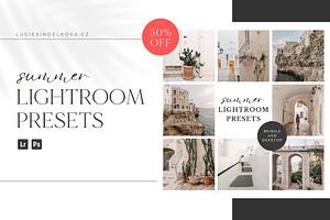 Bright and Creamy Lightroom Presets, an Action Add-On by Lucie Sindelkova