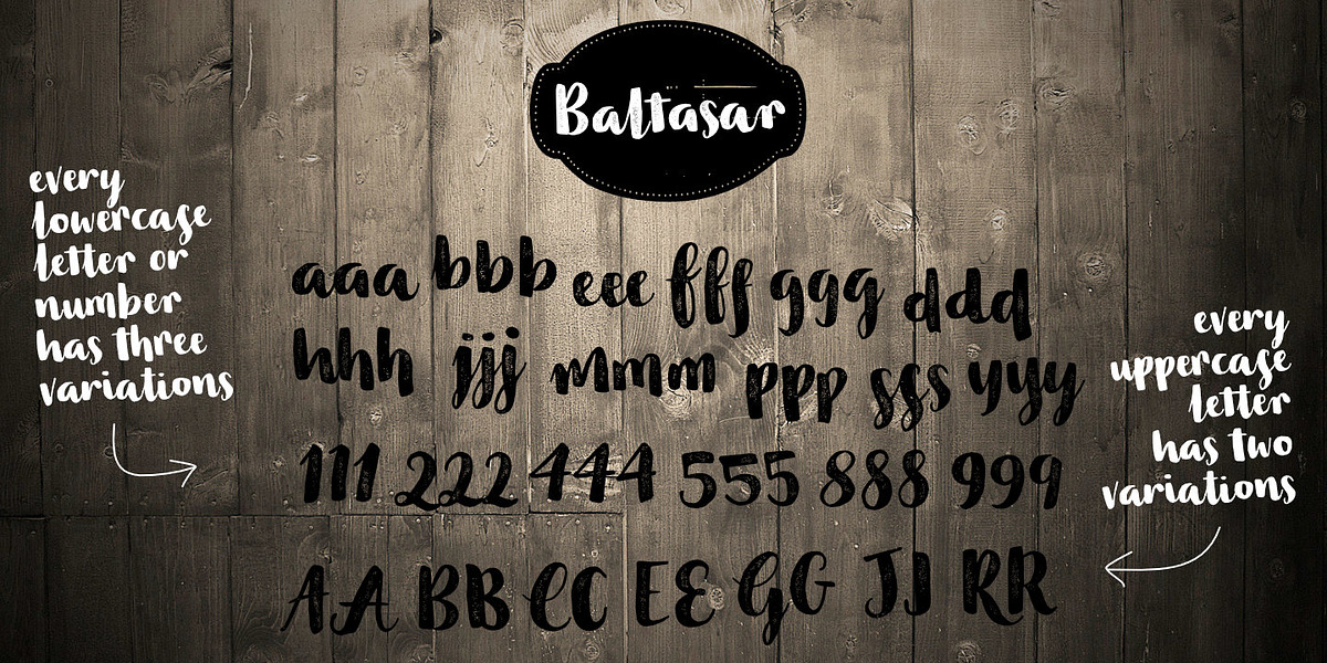 Baltasar, a Script Font by GRIN3 (Nowak) (Photo 2 of 6)