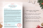 Editable Letter From Santa PDF PSD, a Stationery Template by Studio Sirona (Thumbnail 2 of 2)