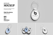Keychain Mockup, a Merchandise Mockup by AndikaGraphic (Thumbnail 1 of 6)