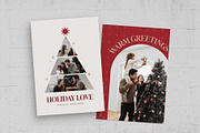 Christmas Greetings Card Template, a Stationery Template by BrandPacks (Thumbnail 2 of 4)