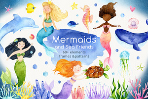Mermaids and Under sea animals