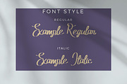 Jihan Meta - Script style font, a Script Font by mahstudios (Thumbnail 7 of 8)