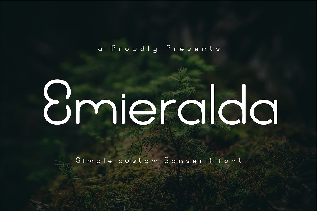 Emieralda Font, a Sans Serif Font by ponuppo