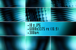 Turquoise Background Set