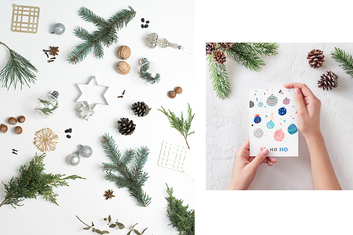 Christmas decorative set, a Decorative Illustration by Lera Efremova (Photo 6 of 8)