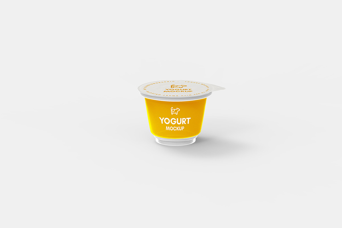 Yogurt Mockups - 9 Views, a Packaging Mockup by Illusiongraphic (Photo 3 of 14)
