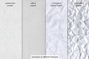 Paper texture set, a Texture Graphic by Anastasia Koba (Thumbnail 4 of 8)