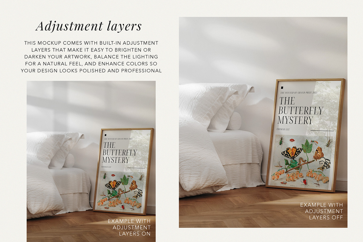 Bedroom Frame Mockup, a Mockup by Paper Flowers Studio (Photo 3 of 5)