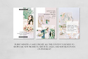 32 Pinterest Templates for Creatives, a Social Media Template by CreativeMavenCo. (Thumbnail 4 of 7)