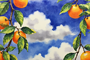 Oranges Seamless Pattern, a Pattern Graphic by PLUM&FIGS (Thumbnail 2 of 5)