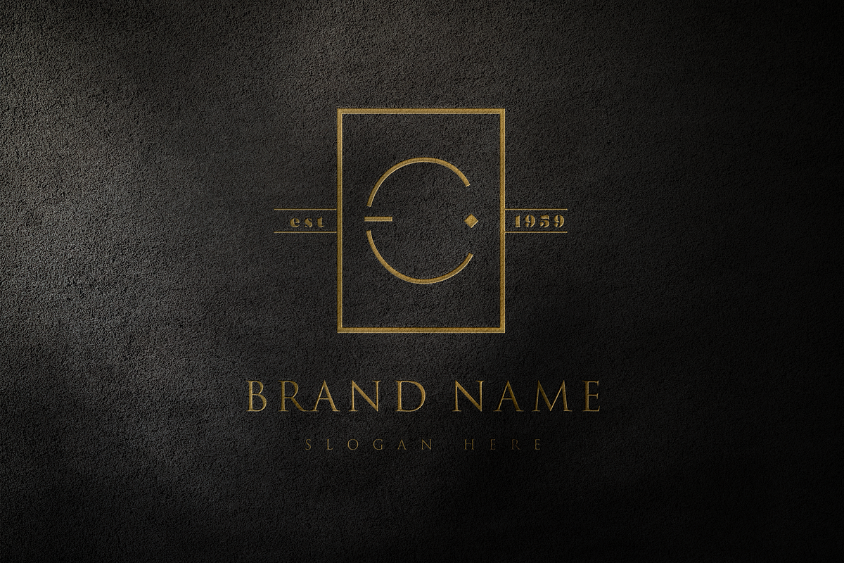 C letter MINIMAL VINTAGE LOGOS, a Branding & Logo Template by Hamed Studio (Photo 3 of 6)